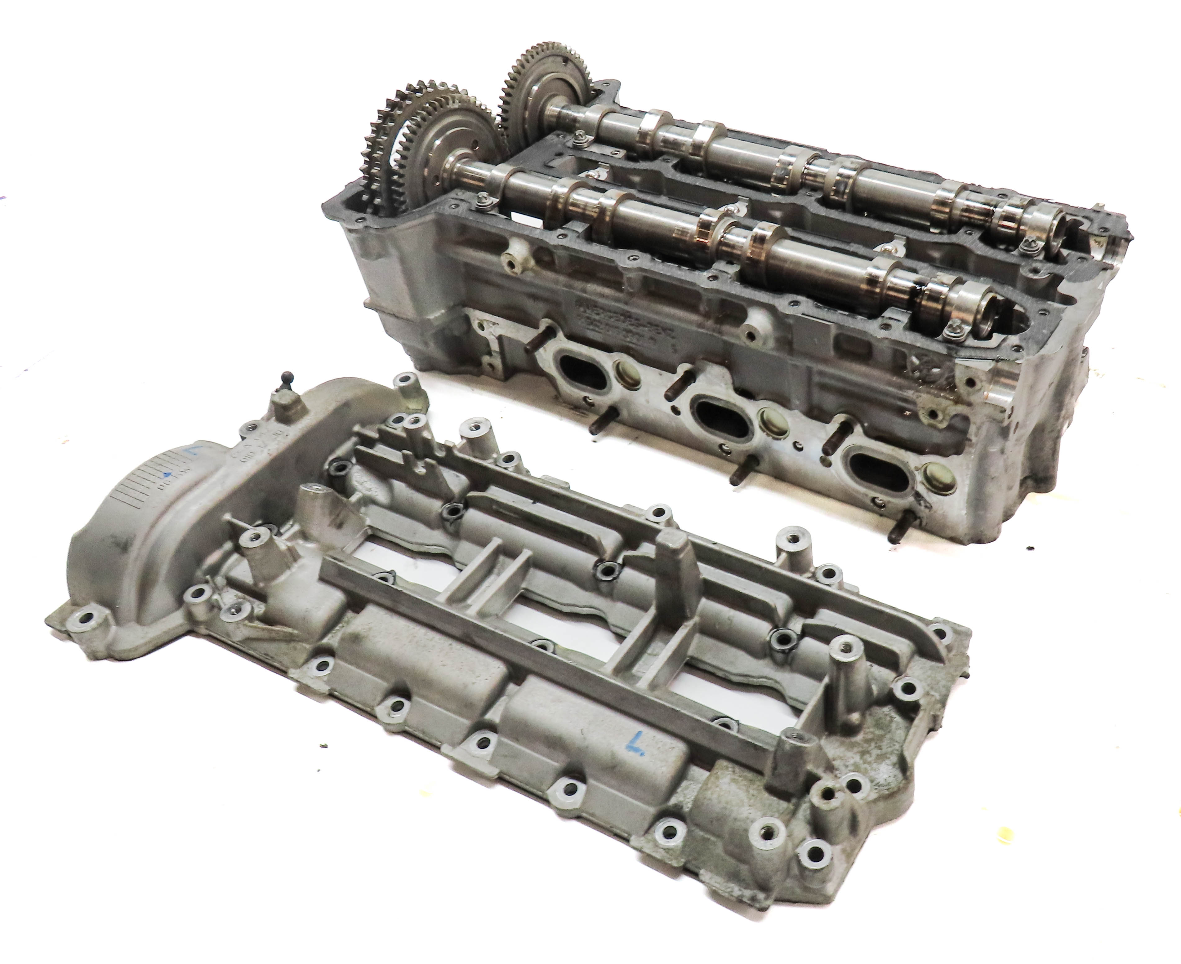 2007 MERCEDES ML320 (W164) 3.0L DIESEL (OM642) LEFT DRIVER ENGINE CYLINDER HEAD — exact item pictured